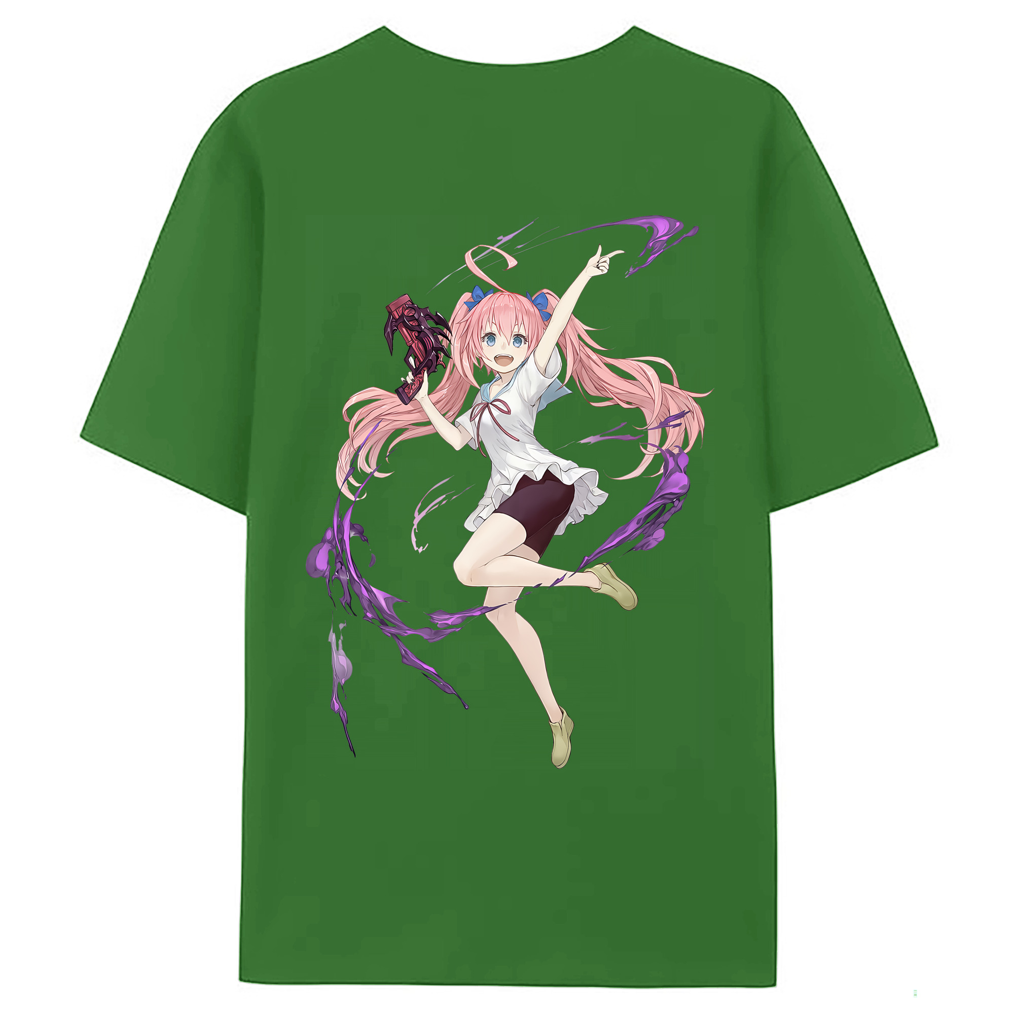 （画像用） 転スラ Regarding Reincarnated to Slime レディース半袖Tシャツ(バックプリント)